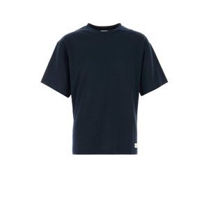 Saint Laurent Men Navy Blue Cotton And Modal T-Shirt